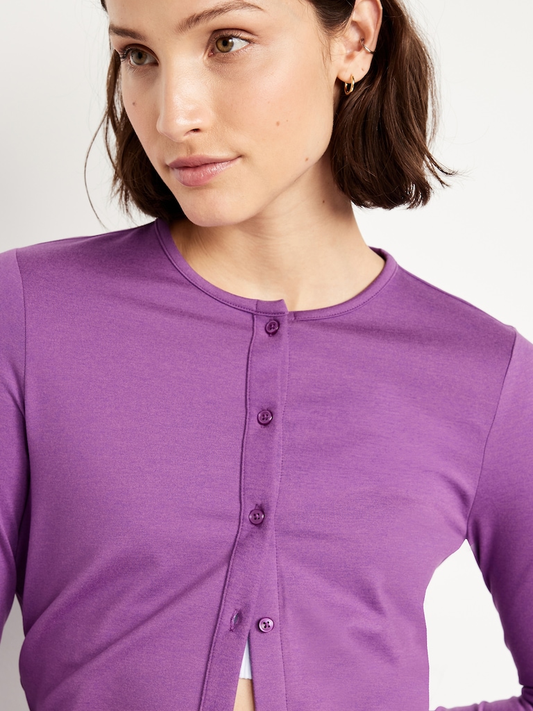 CloudComfy Cropped Cardigan