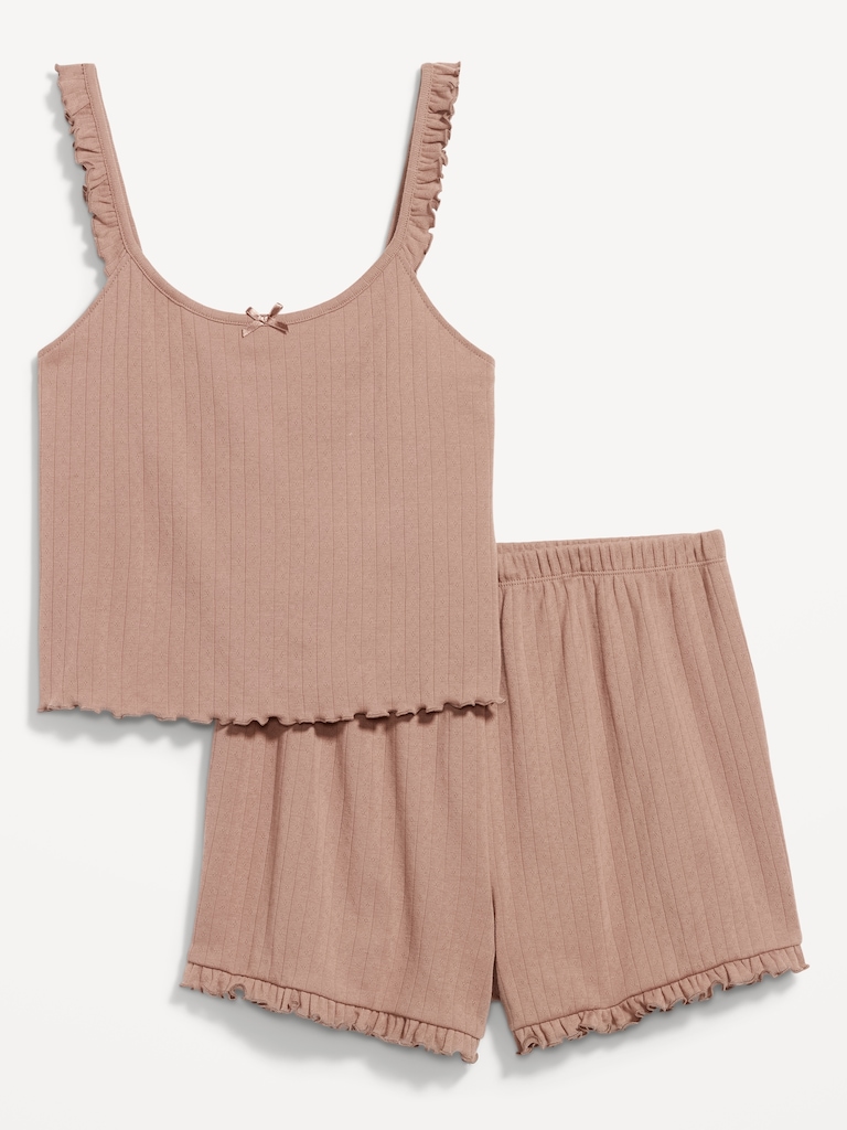 Pointelle Pajama Short Set