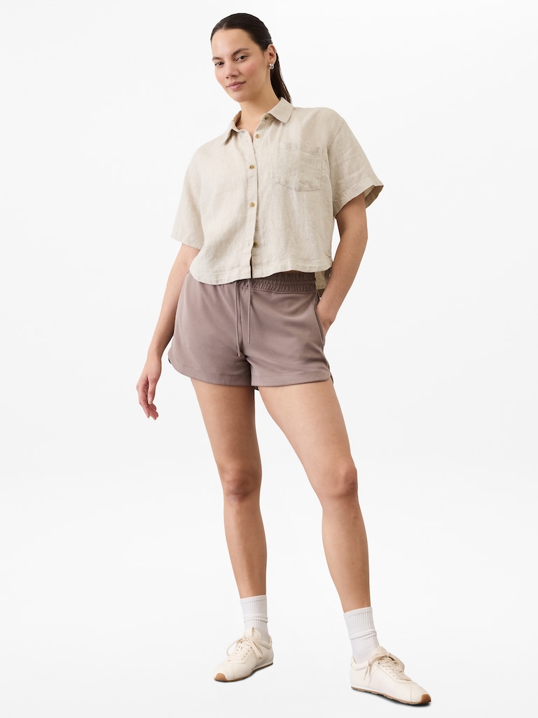 Retreat Linen Short Sleeve Shirt
