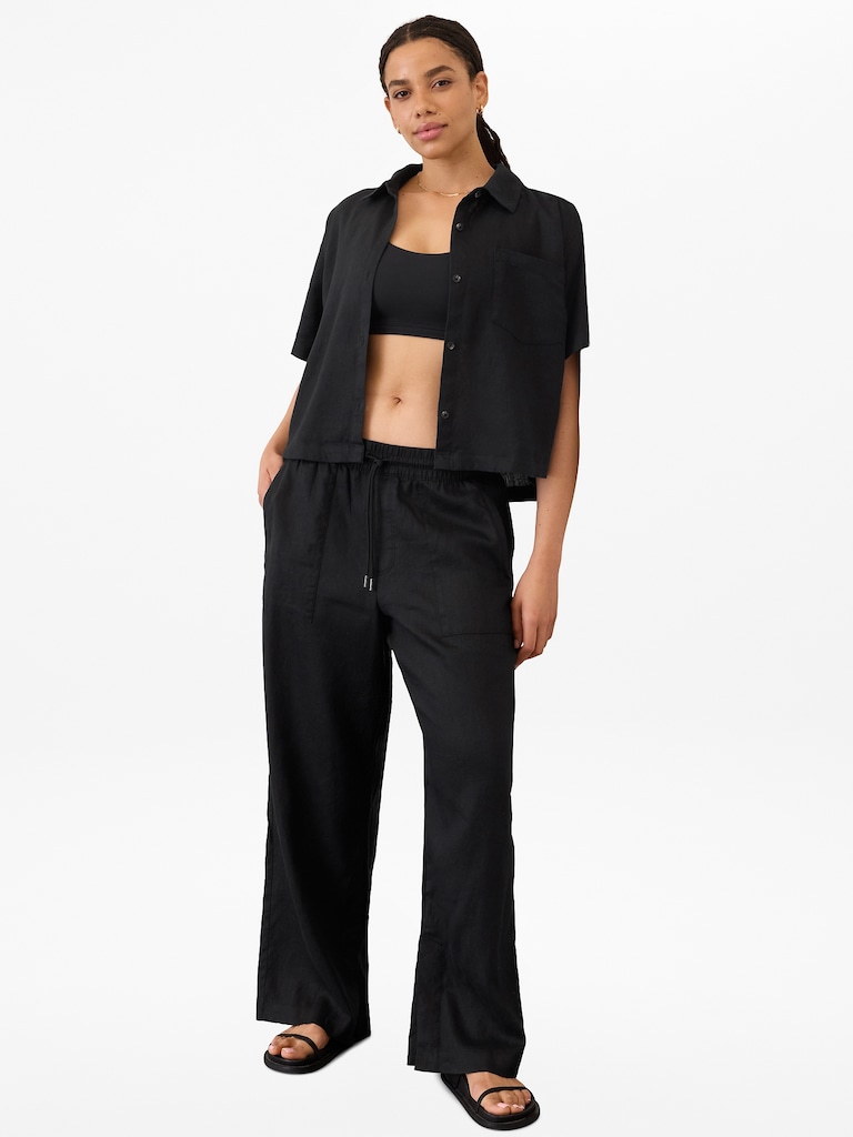 Retreat Linen Short Sleeve Shirt