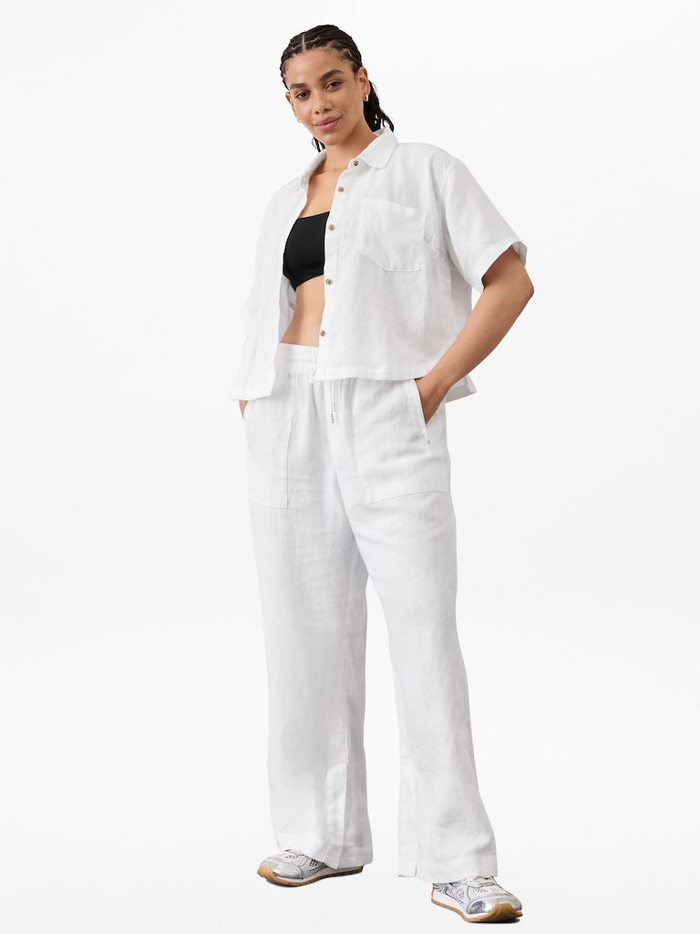 Retreat Linen Short Sleeve Shirt