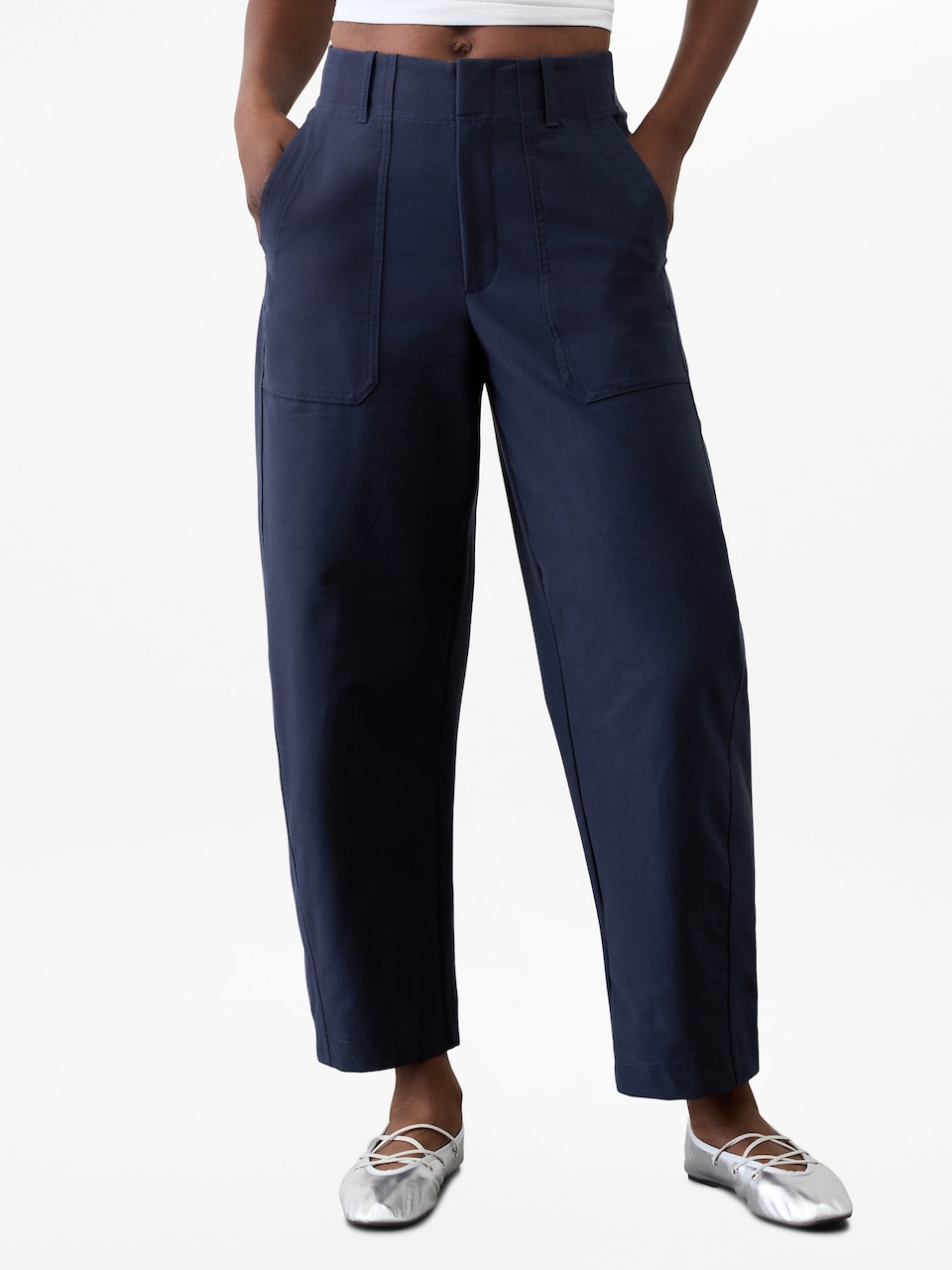 Skyline High Rise Barrel Leg Pant
