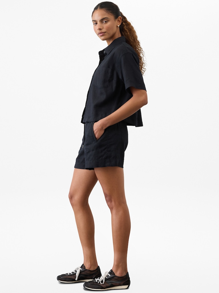 Retreat Linen Short Sleeve Shirt