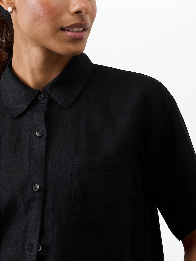 Retreat Linen Short Sleeve Shirt