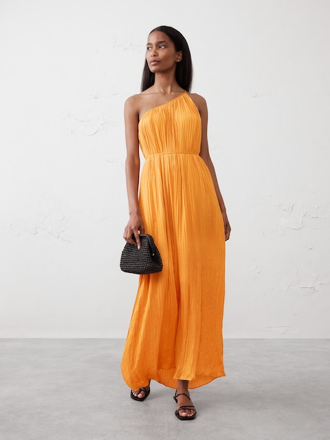chinese dress ladies Banana Republic Raggiera Pleated Dress