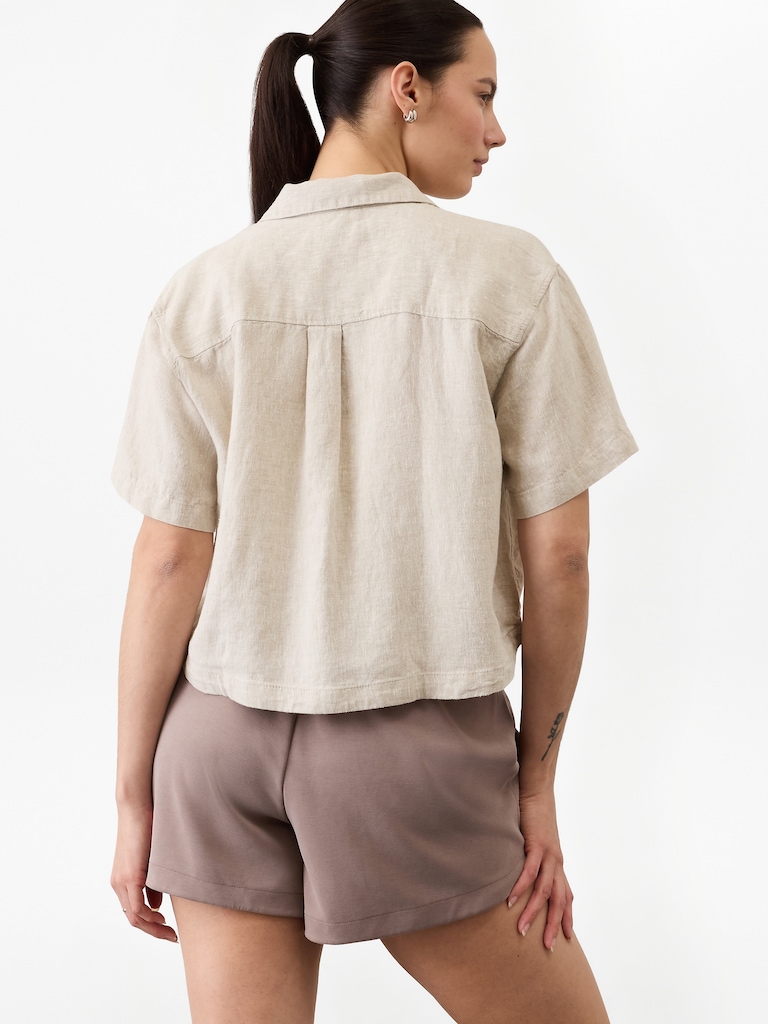 Retreat Linen Short Sleeve Shirt