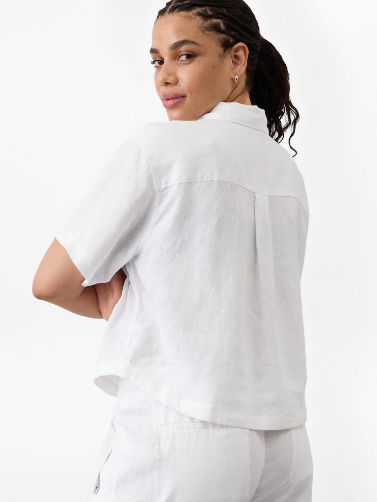 Retreat Linen Short Sleeve Shirt
