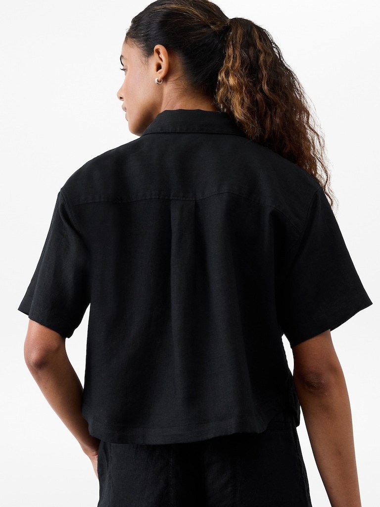 Retreat Linen Short Sleeve Shirt