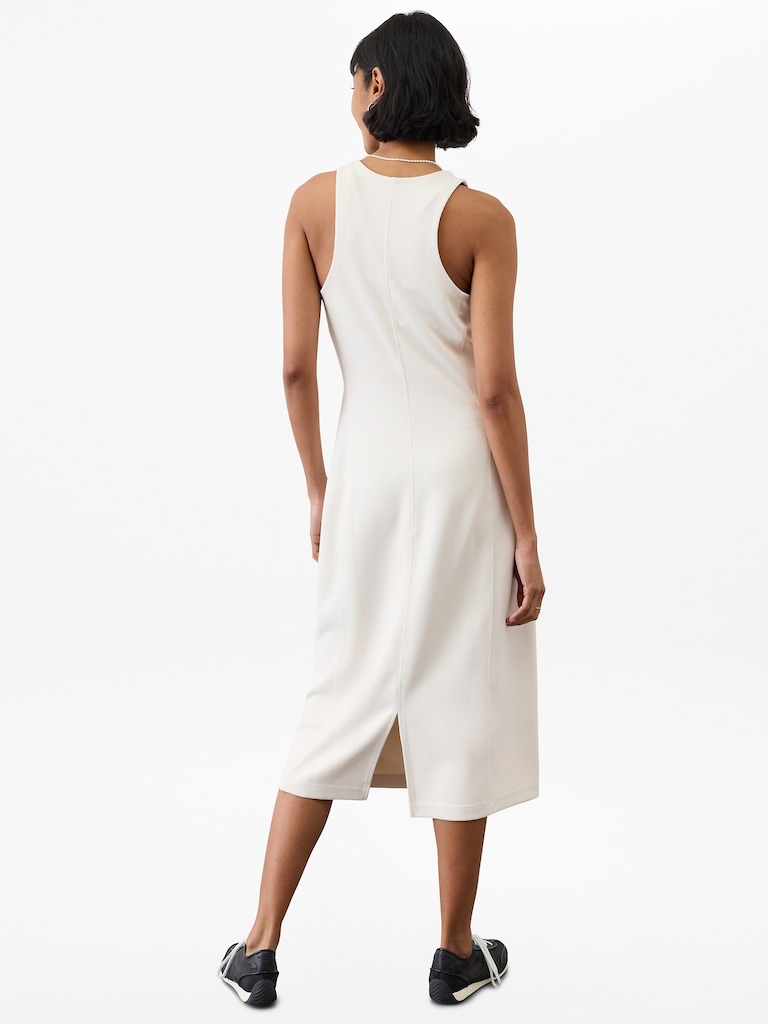 Seasoft Rib Midi Tank Dress