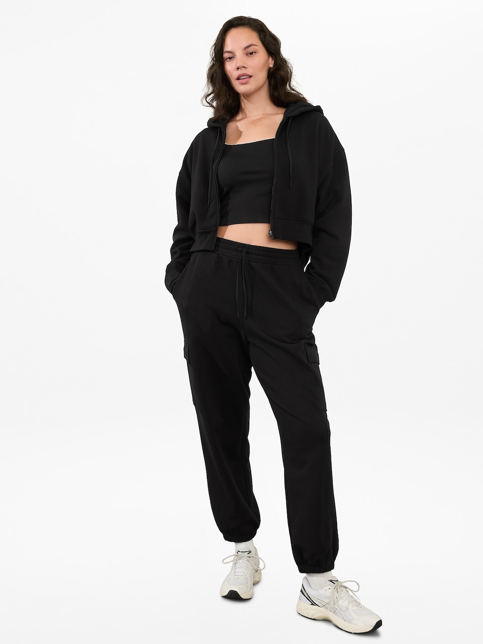 Forever Fleece Crop Full Zip