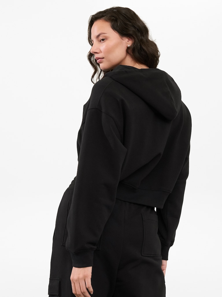 Forever Fleece Crop Full Zip