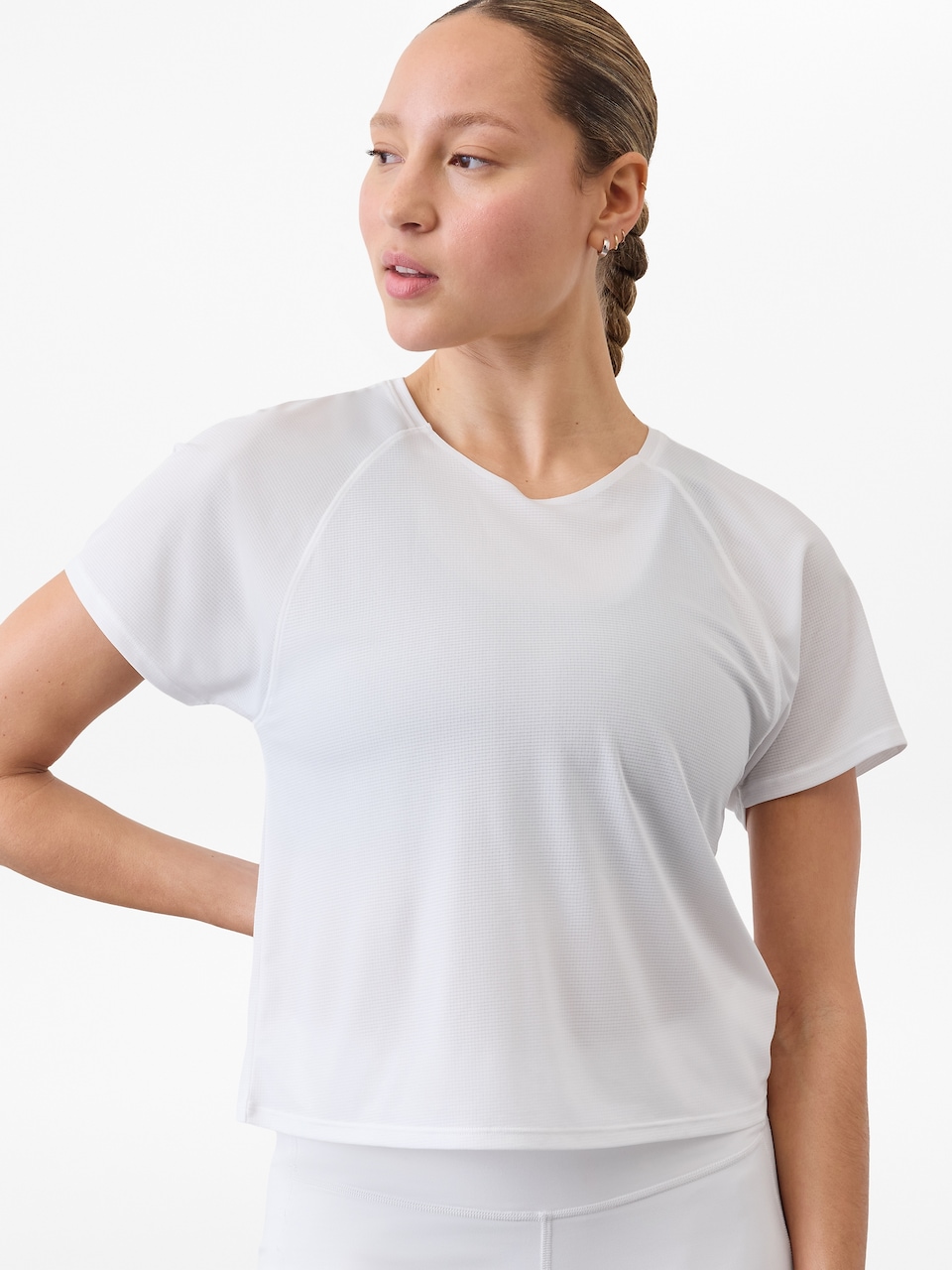 Grid Knit Tee