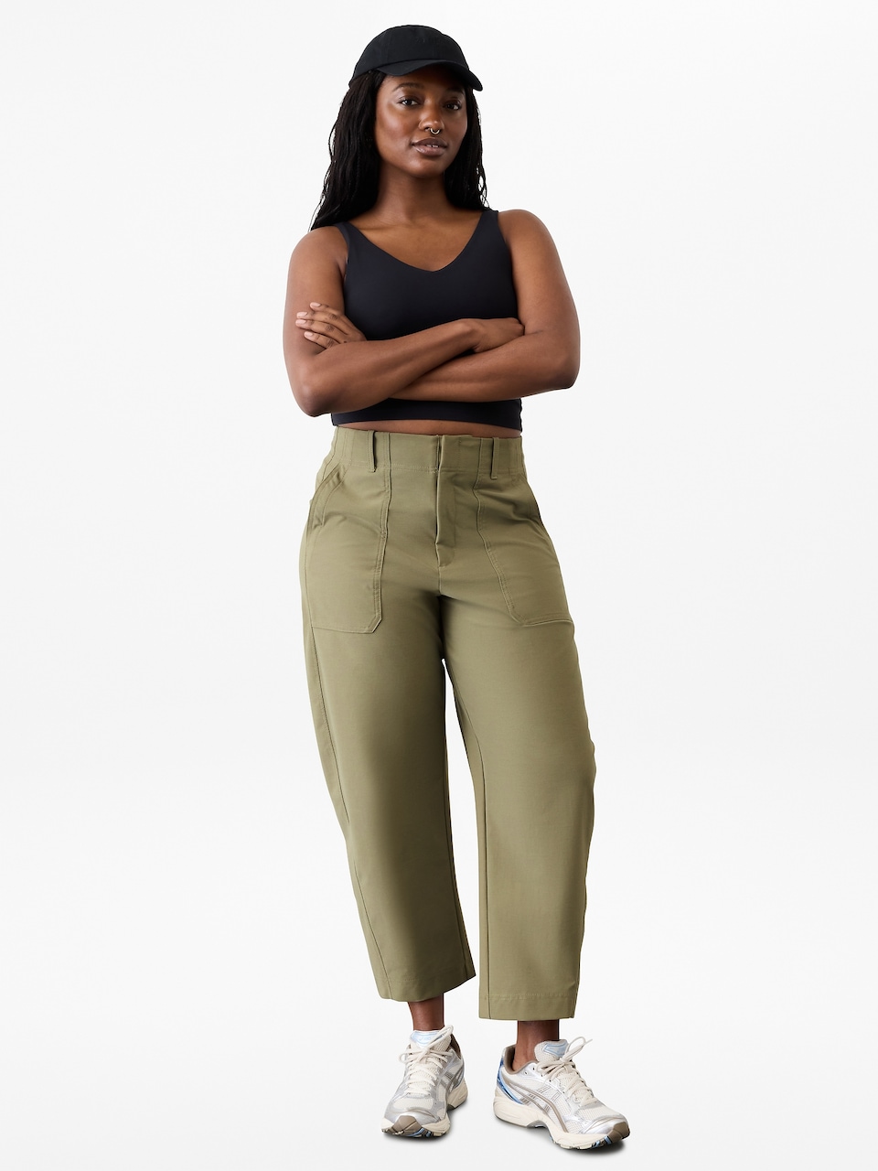 Skyline High Rise Barrel Leg Pant