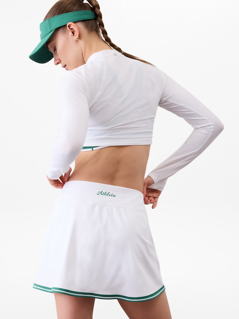 Crosscourt High Rise Tipped 14" Skort