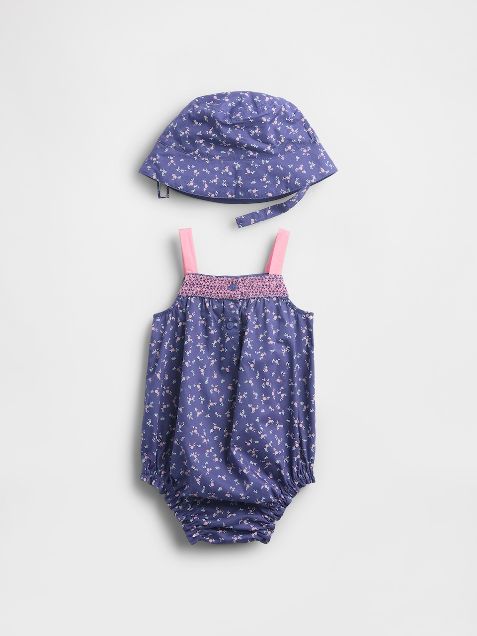 Baby Poplin Bubble Outfit Set