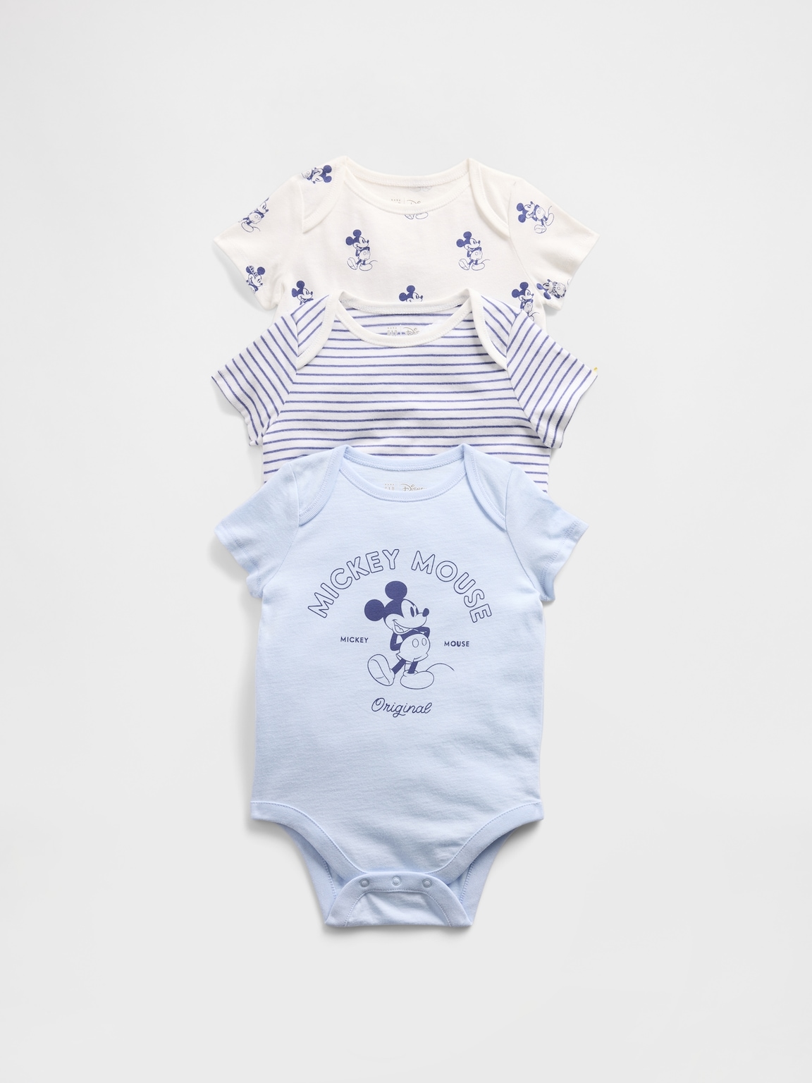 Gap × Disney Baby First Favorites Organic Cotton Bodysuit (3-Pack)
