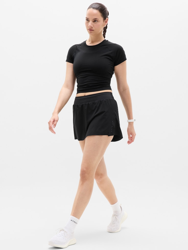 Fast Route Mid Rise 13" Run Skort