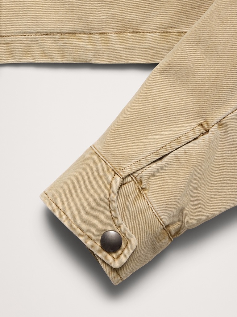 Ultra-Cropped Cotton Jacket