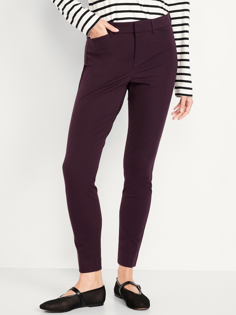 High-Waisted Pixie Skinny Ankle Pants