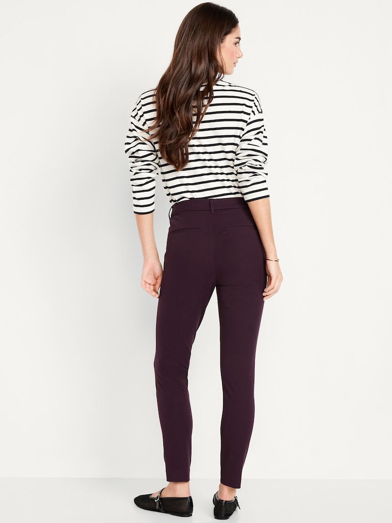 High-Waisted Pixie Skinny Ankle Pants
