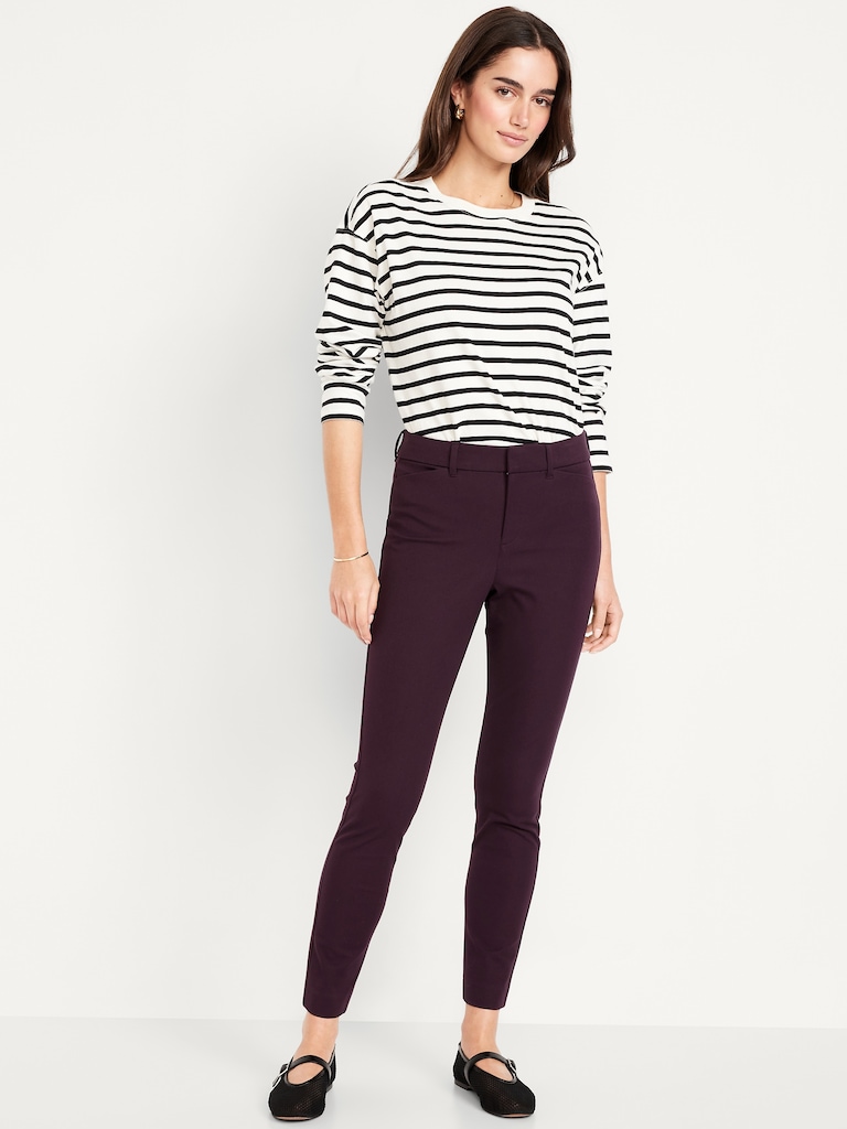 High-Waisted Pixie Skinny Ankle Pants