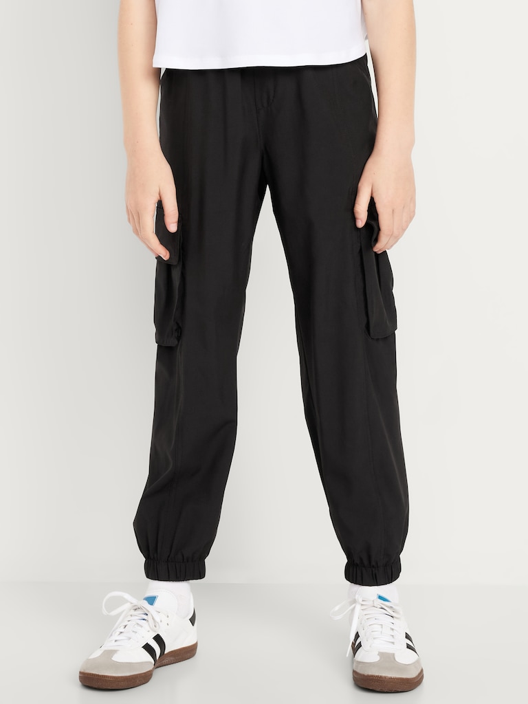 High-Waisted StretchTech Performance Joggers for Girls