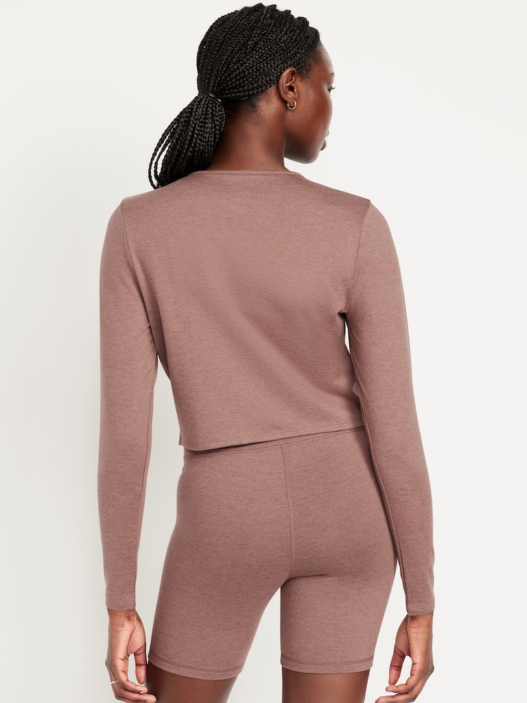 CloudComfy Cropped Cardigan