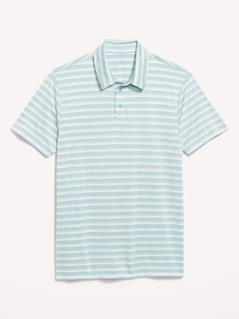 CloudMotion Striped Polo