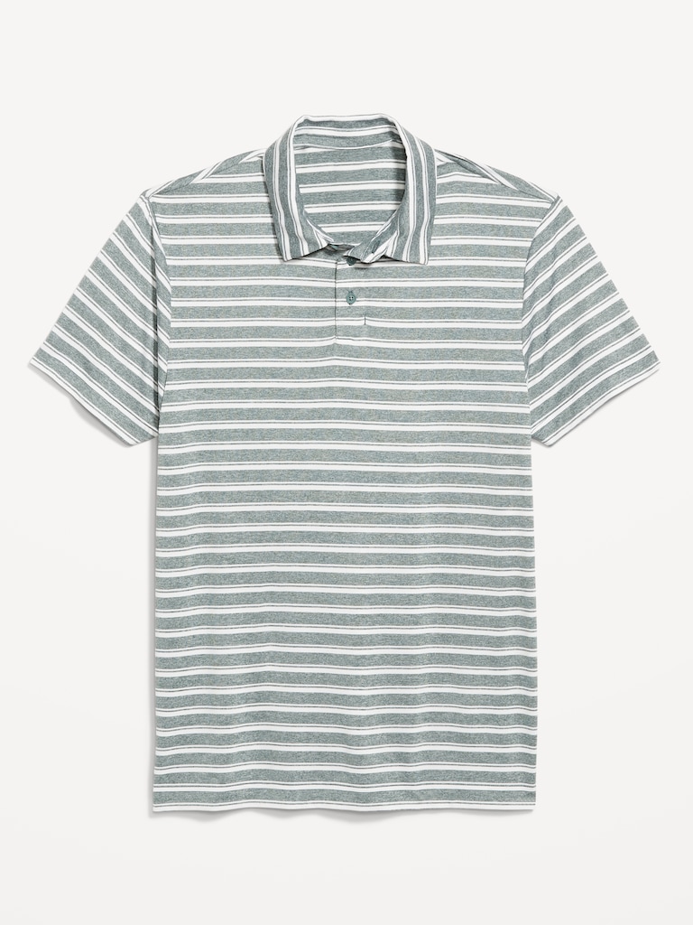 CloudMotion Striped Polo
