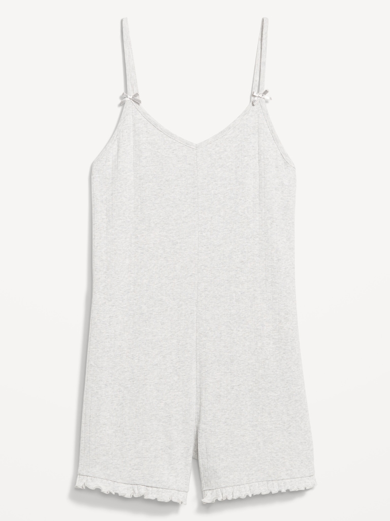 Pointelle Pajama Romper