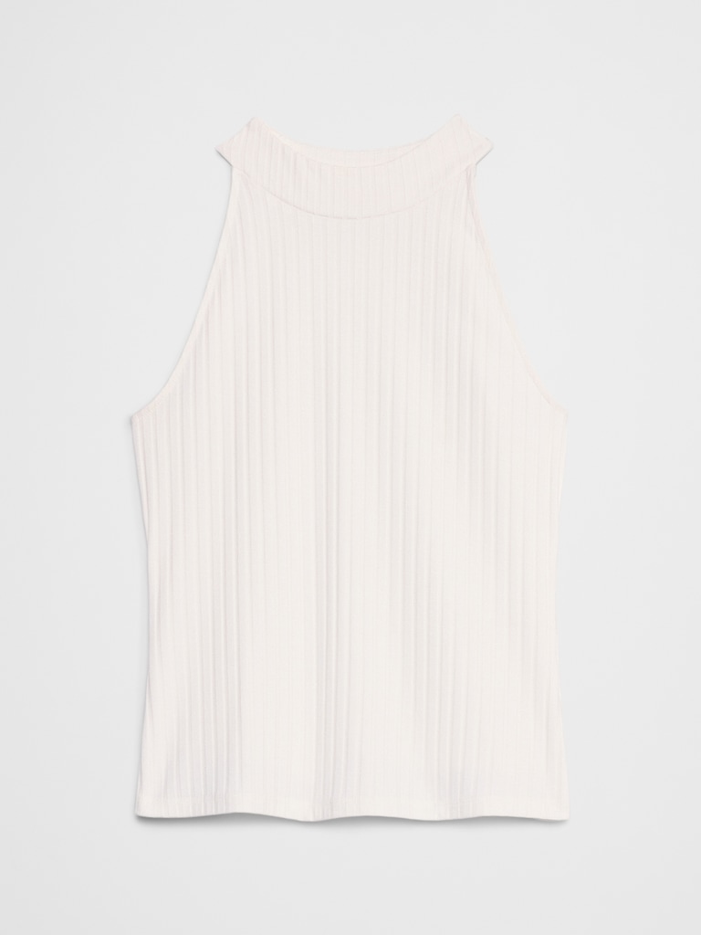 Wide Ribbed Halter Top