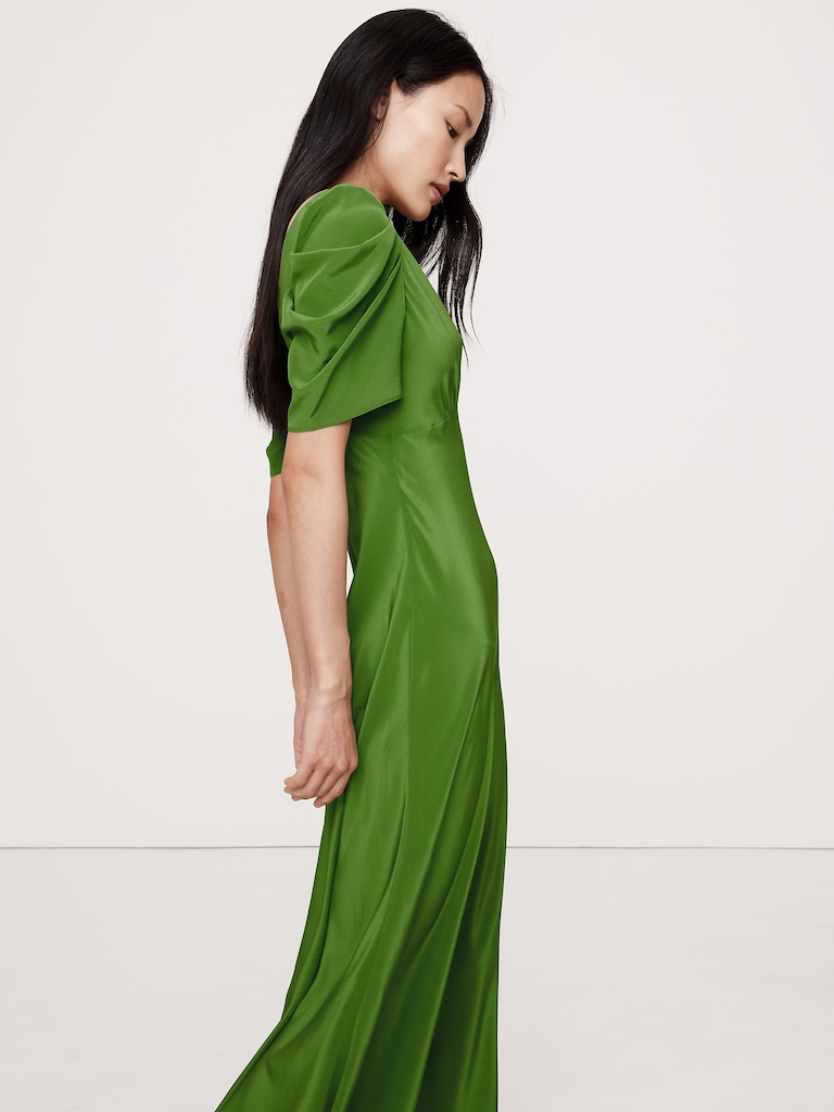 Matte Silk Maxi Dress