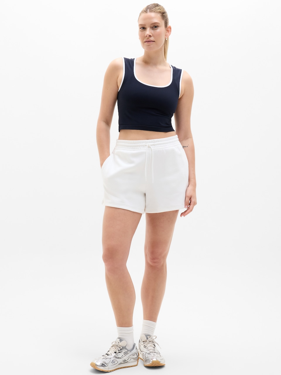 Renew Seamless Square Neck Crop Tank