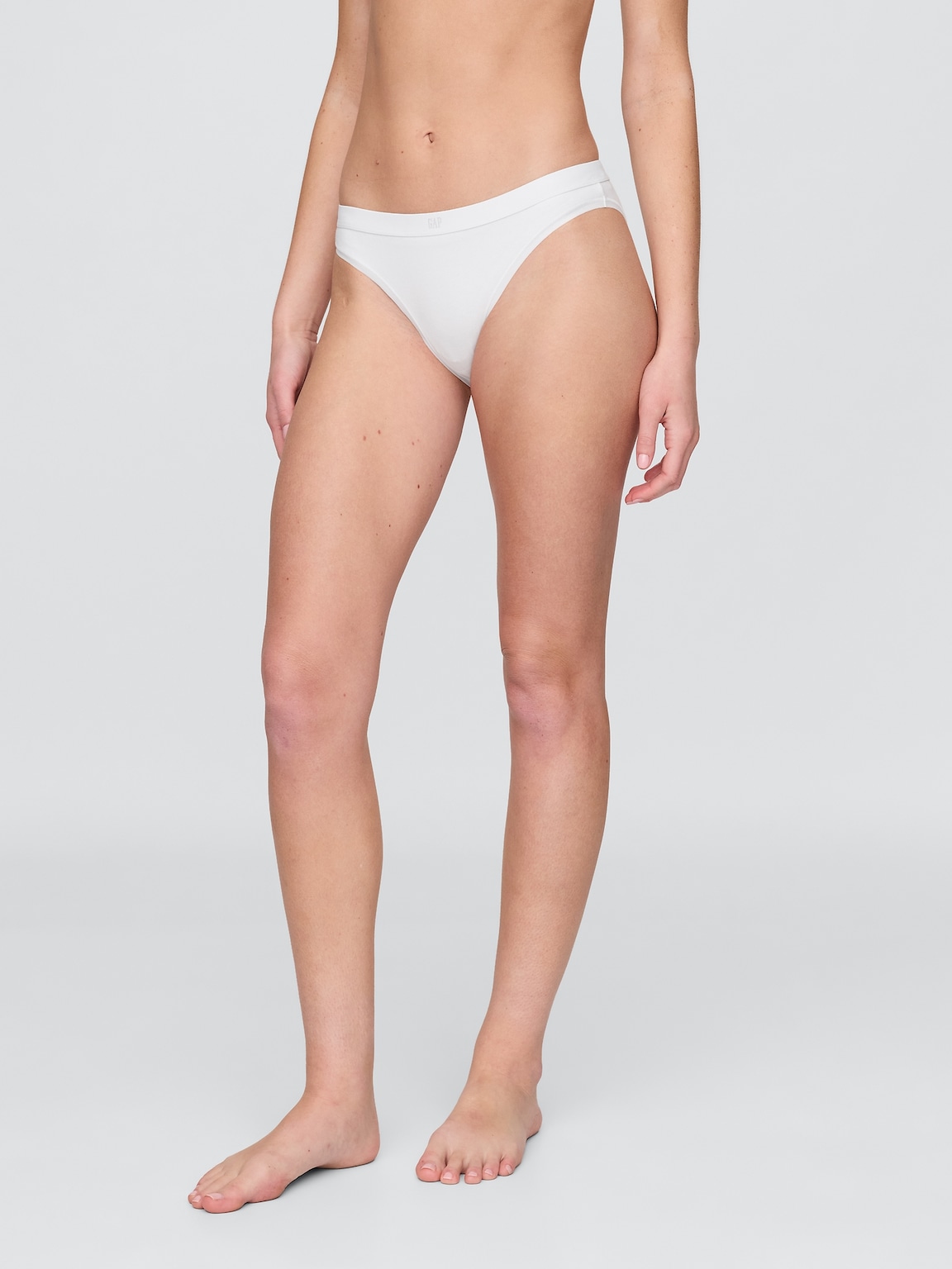 Organic Stretch Cotton Logo Bikini