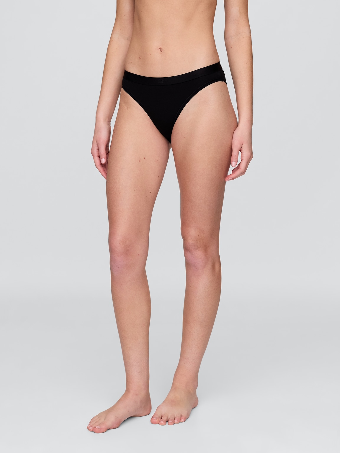 Organic Stretch Cotton Logo Bikini