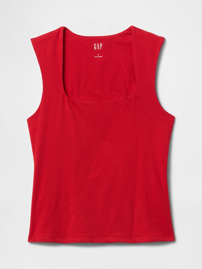 CloseKnit Jersey Square-Neck Top