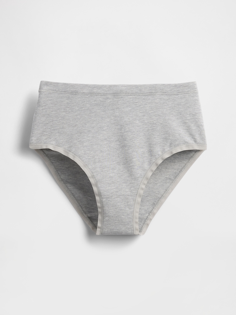 Organic Stretch Cotton High Rise Bikini
