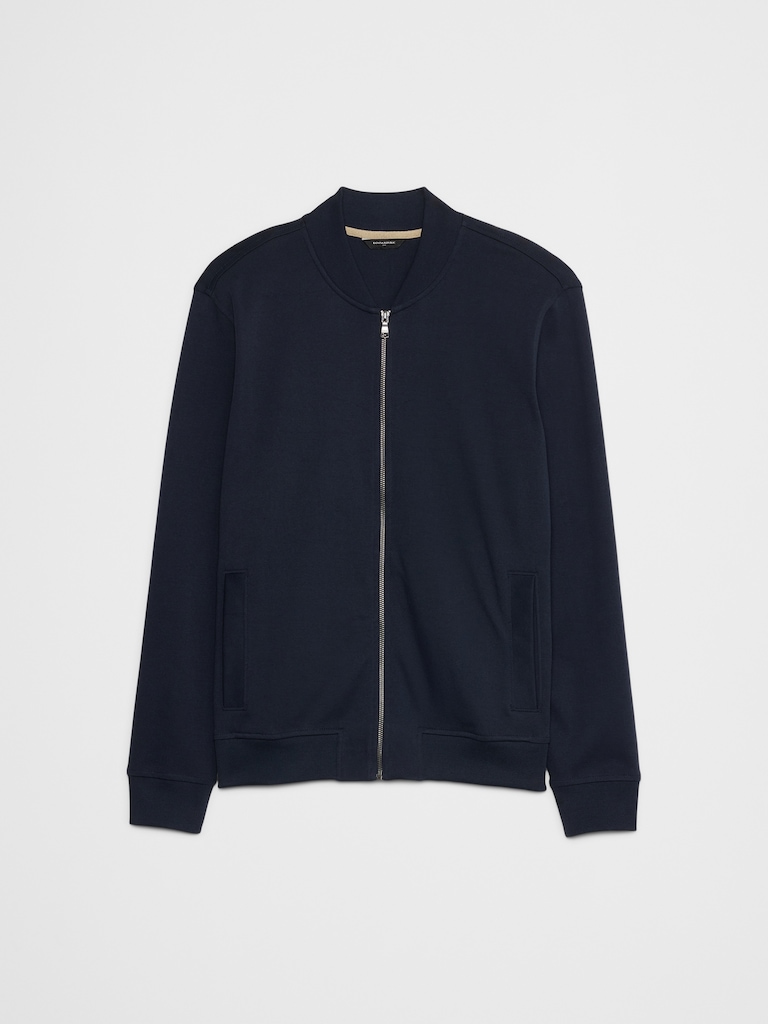 Luxe Touch Bomber Jacket
