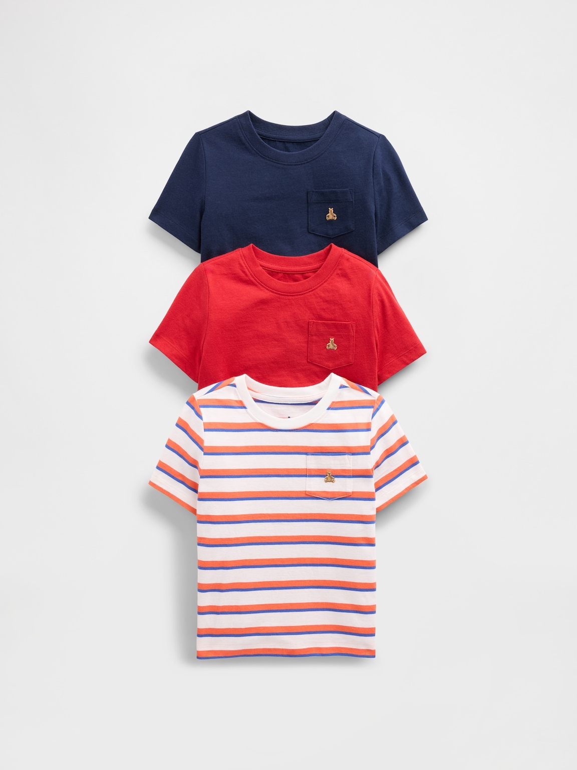 Baby & Toddler Mix & Match Pocket T-Shirt (3-Pack)