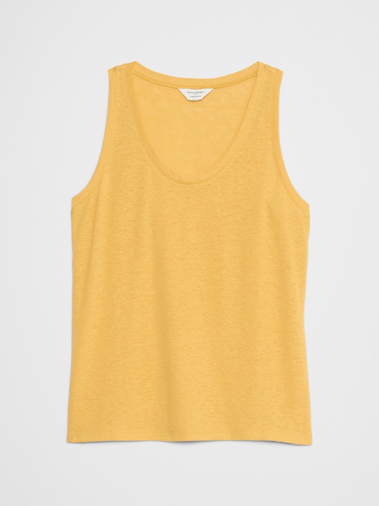 Linen-Blend Tank