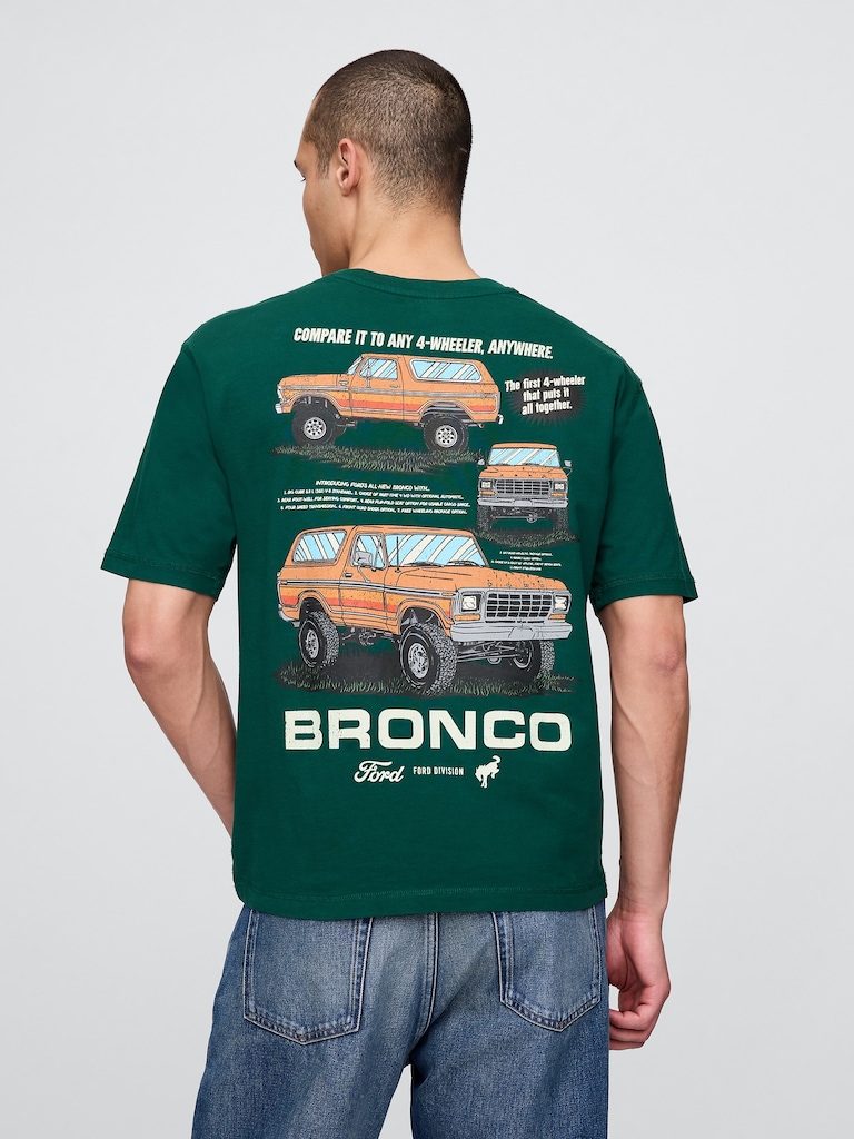 Heavyweight Ford Graphic Crop T-Shirt