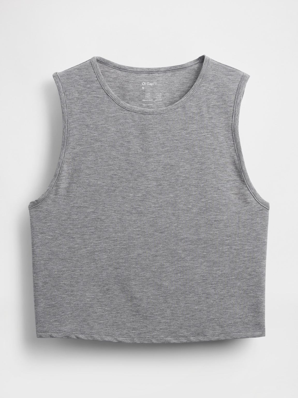 GapFit Breathe Crop Muscle Tank Top