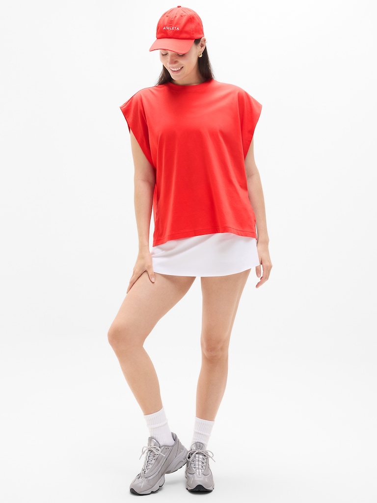 True Cotton Oversized Muscle Tee