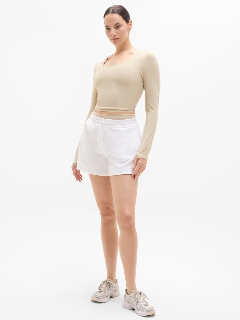 Transcend Contrast Stitch Top