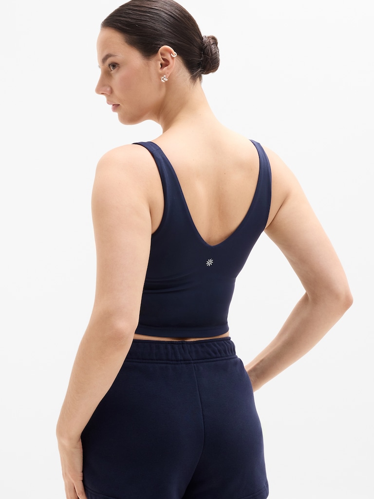Transcend V-Neck Crop Sports Bra A-C