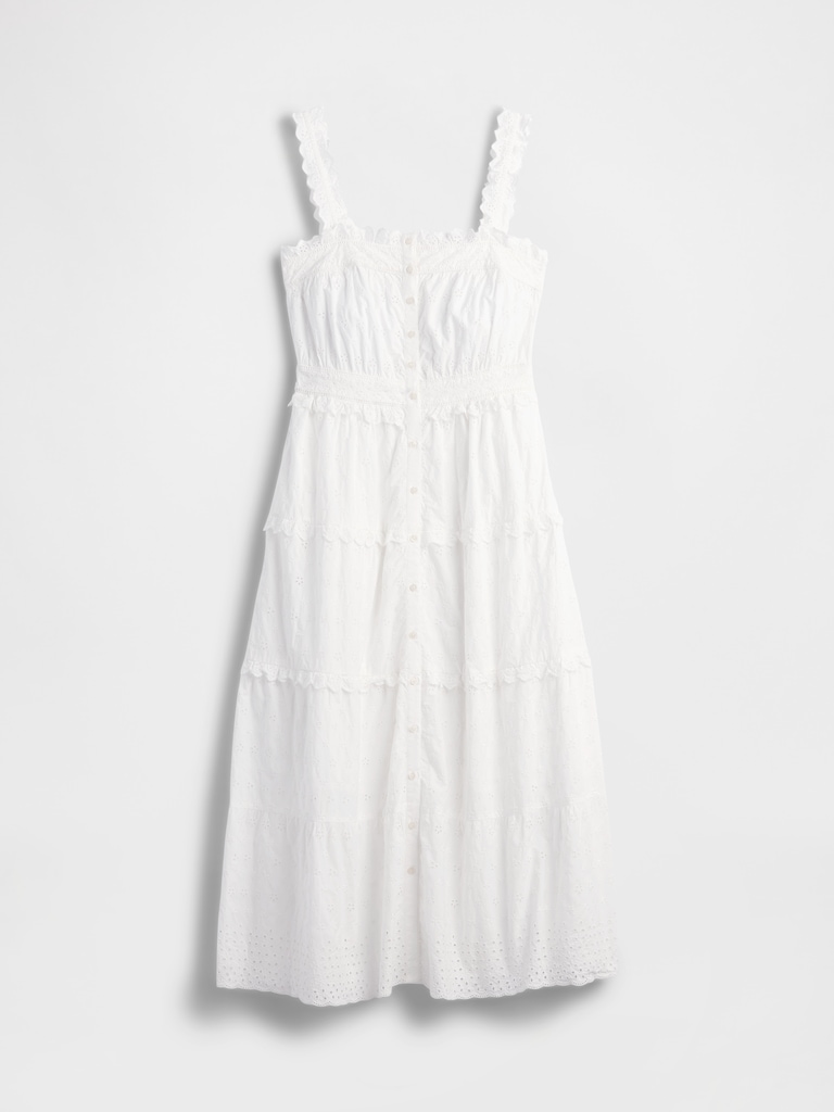 Gap × DÔEN Eyelet Midi Dress
