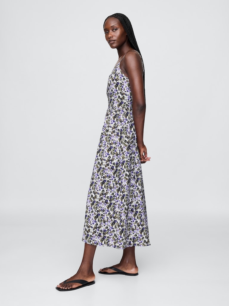 Floral V-Neck Maxi Dress