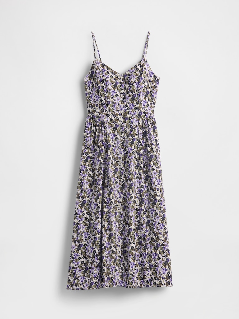 Floral V-Neck Maxi Dress
