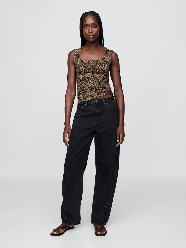 CloseKnit Jersey Square-Neck Top