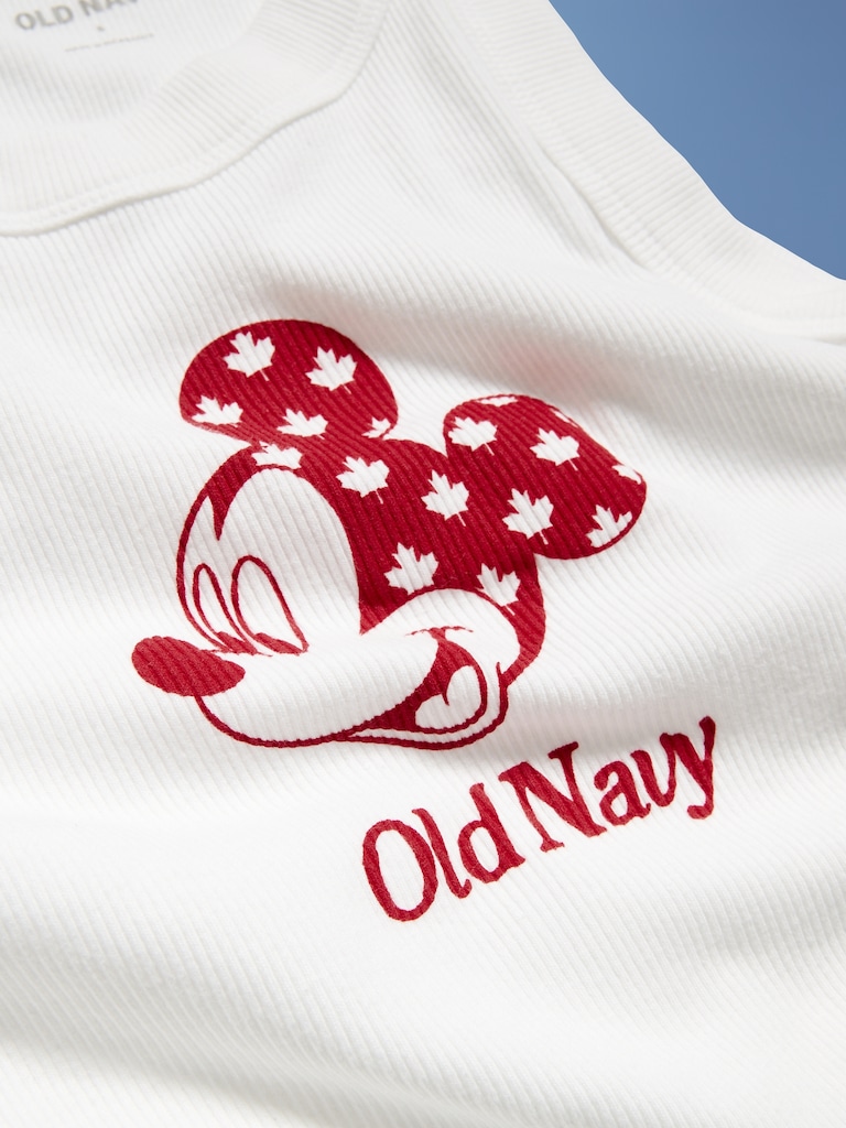 Old Navy x Disney© Mickey Mouse Snug Logo Graphic Flag Tank Top